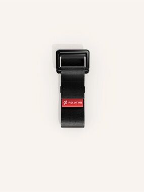 Peloton Black Nylon Resistance Yoga Strap - Secure Workout Accessory